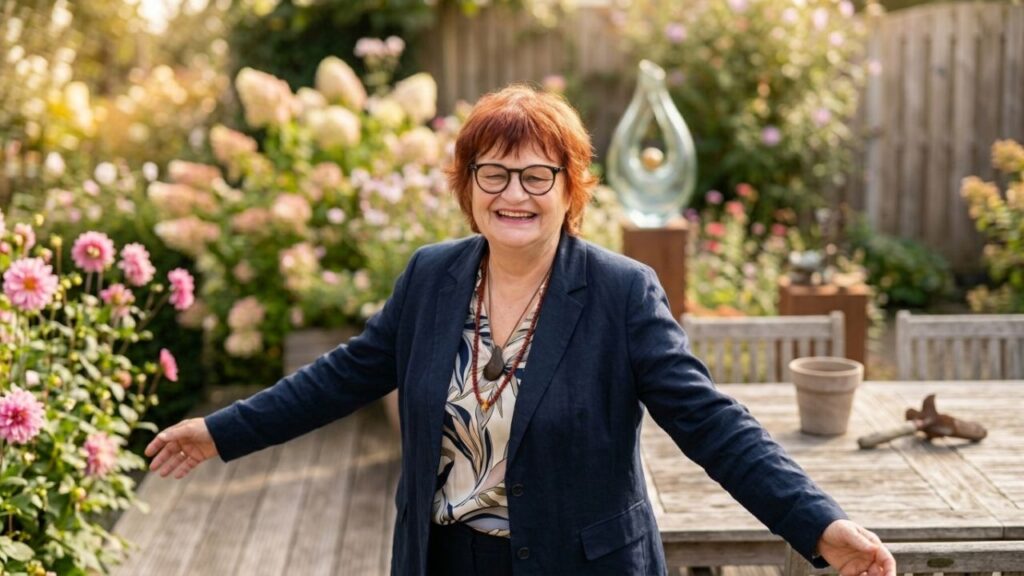 Hannelore strahlt Selbstbewusstsein aus. Dauerhaft Gewicht halten